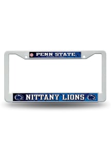 Penn State Nittany Lions White Plastic License Frame
