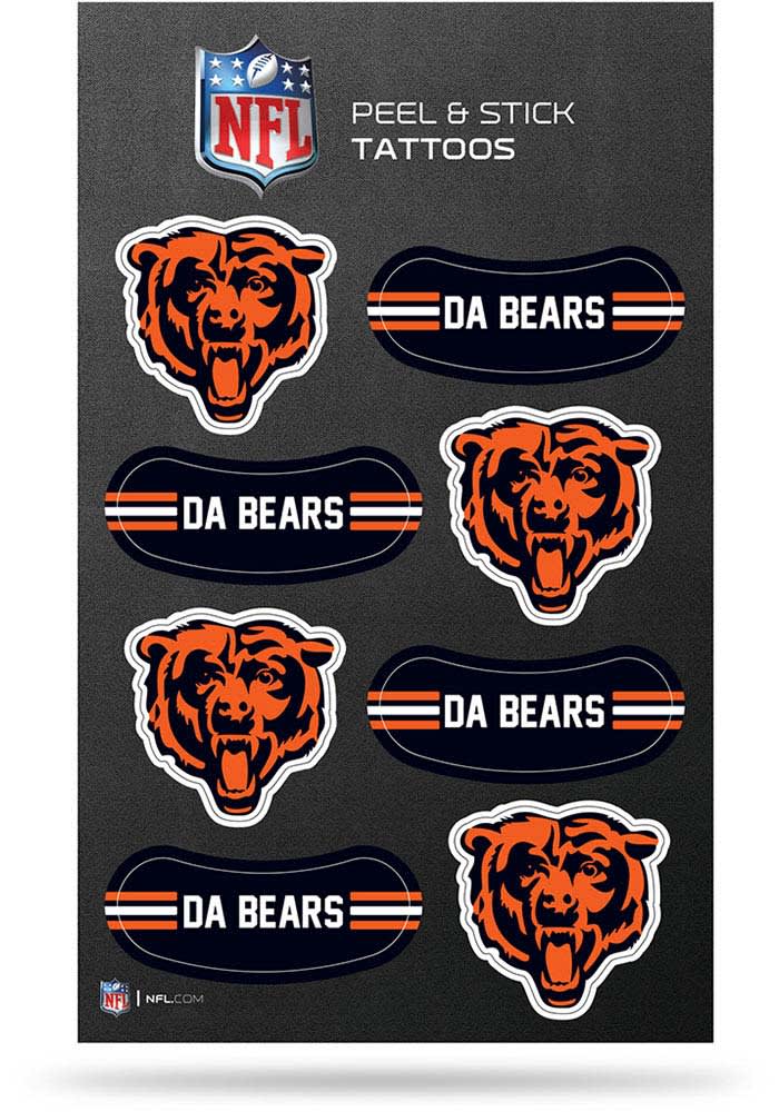 Chicago Bears 8 Pack Tattoo