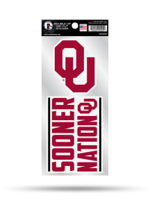 Oklahoma Sooners Double UP Auto Decal - Red