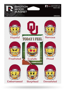 Oklahoma Sooners Emotion Mood Magnet