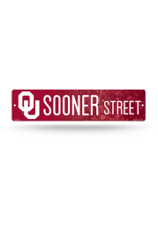 Oklahoma Sooners Plastic Street Sign