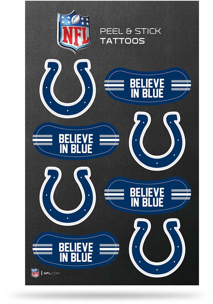 Indianapolis Colts 8 Pack Tattoo