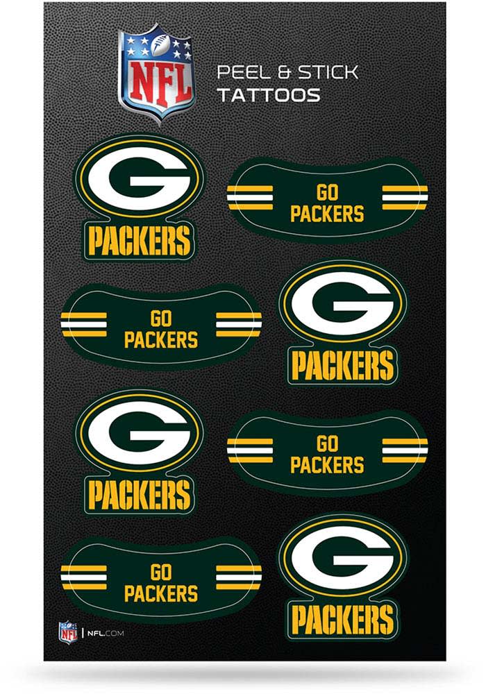 Green Bay Packers 8 Pack Tattoo