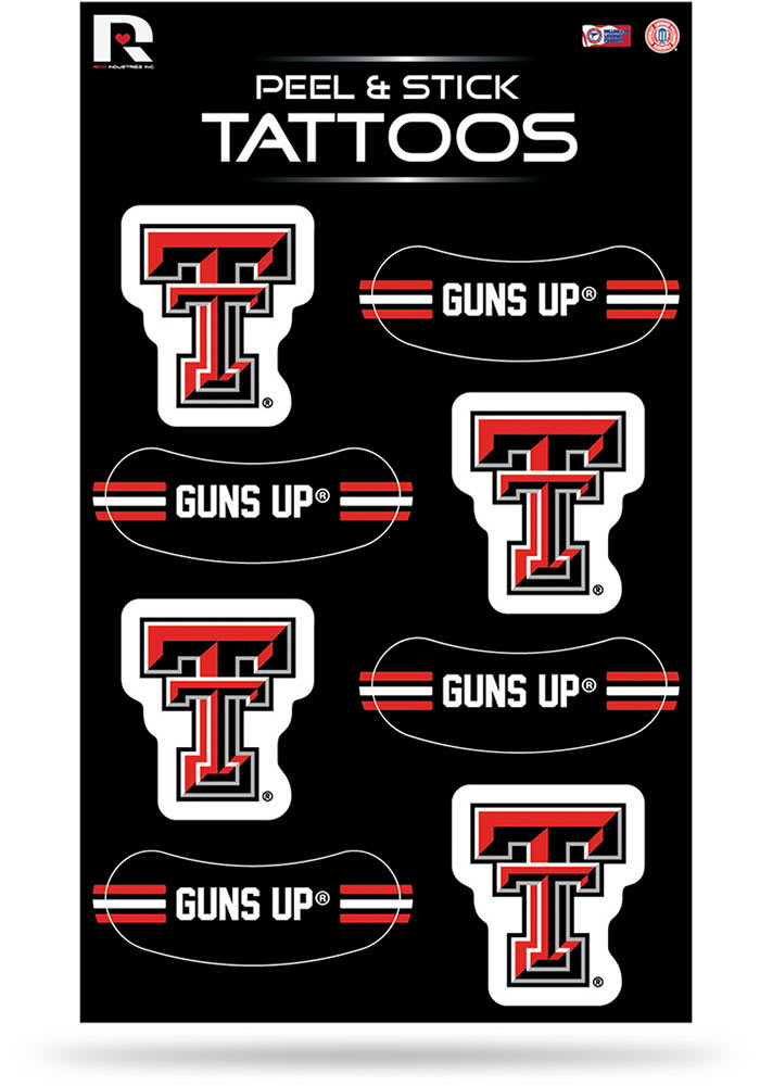 Texas Tech Red Raiders 8 Pack Tattoo