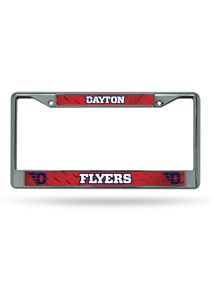 Dayton Flyers Chrome License Frame