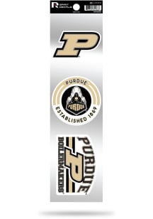 Purdue Boilermakers 3pk Auto Decal - Gold