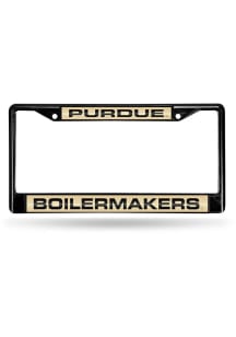 Purdue Boilermakers Black Laser Chrome License Frame
