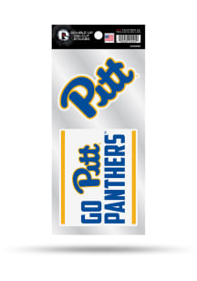 Pitt Panthers Die Cut Auto Decal - Blue