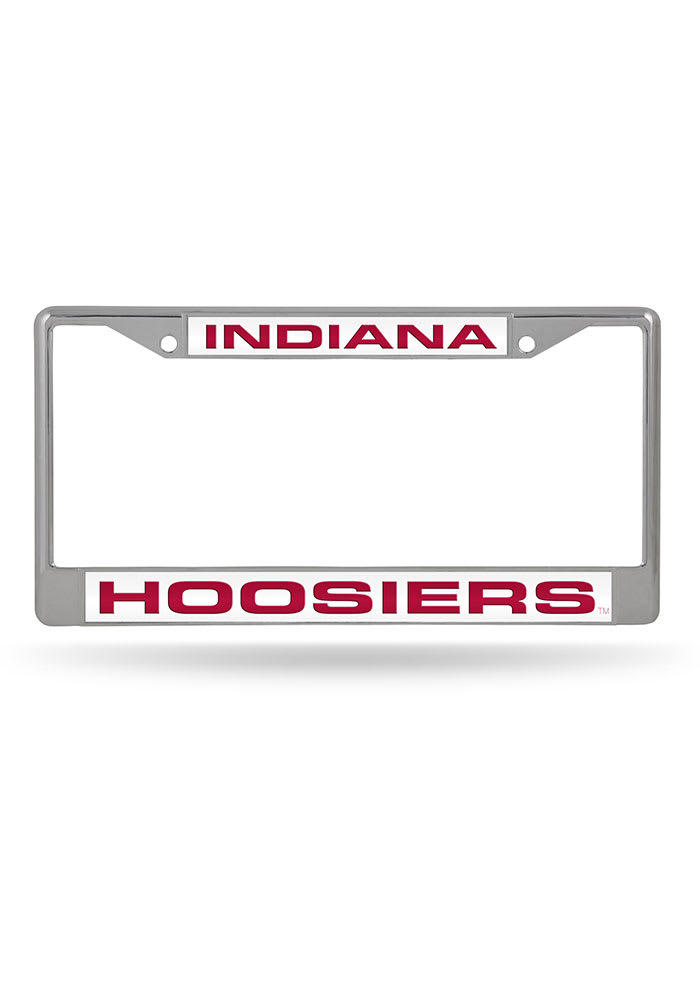Indiana Hoosiers Laser Chrome License Frame