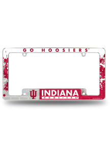 Indiana Hoosiers 12X6 Chrome License Frame