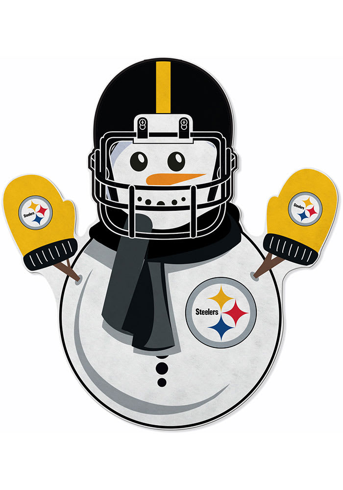 Pittsburgh Steelers Snowman Pennant