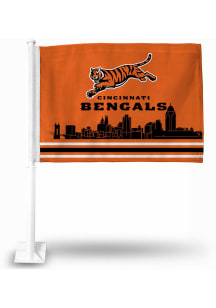 Cincinnati Bengals Orange Car Flag - Orange