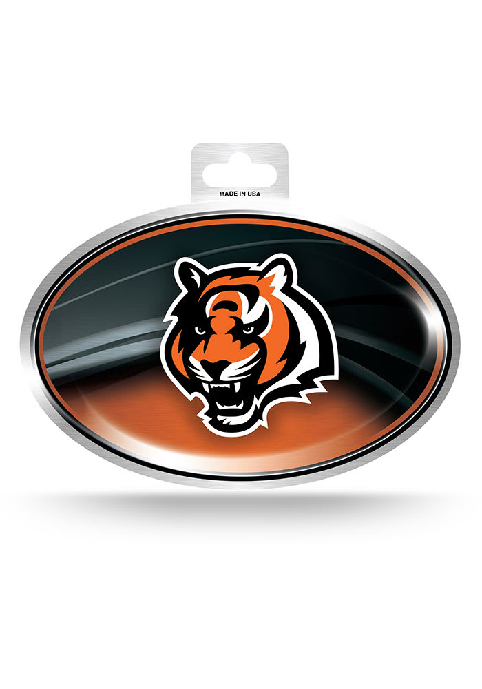 Cincinnati Bengals Metallic Oval Stickers