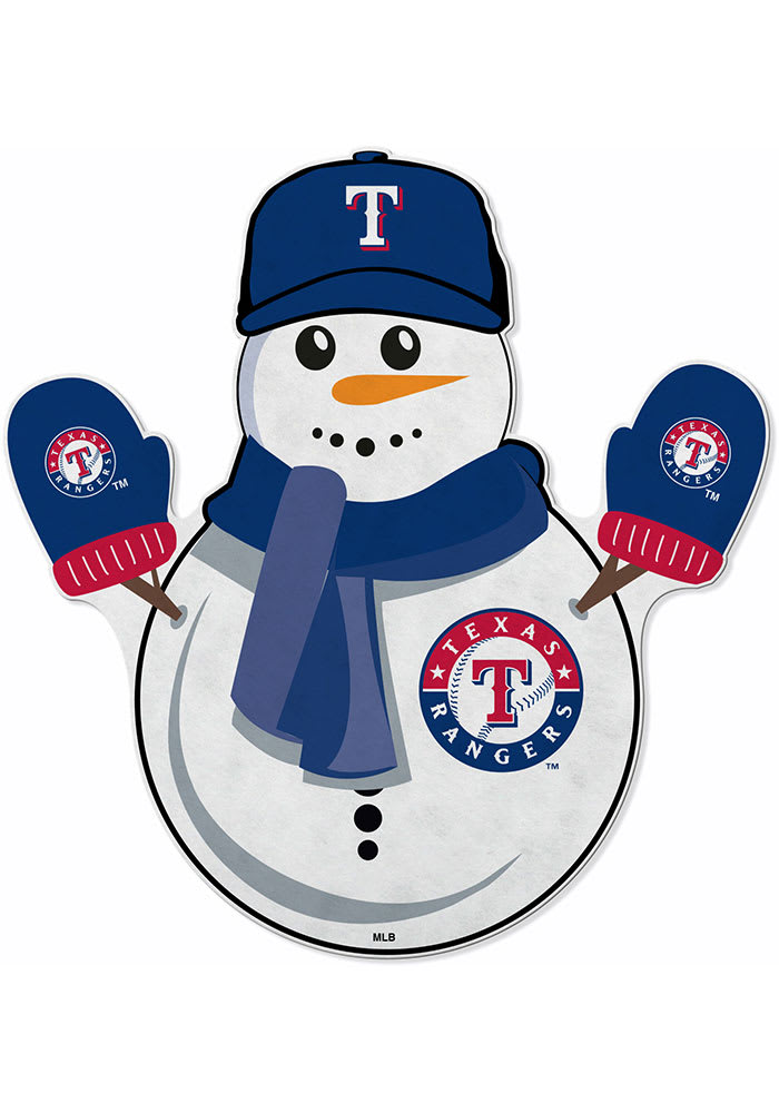 Texas Rangers Snowman Pennant