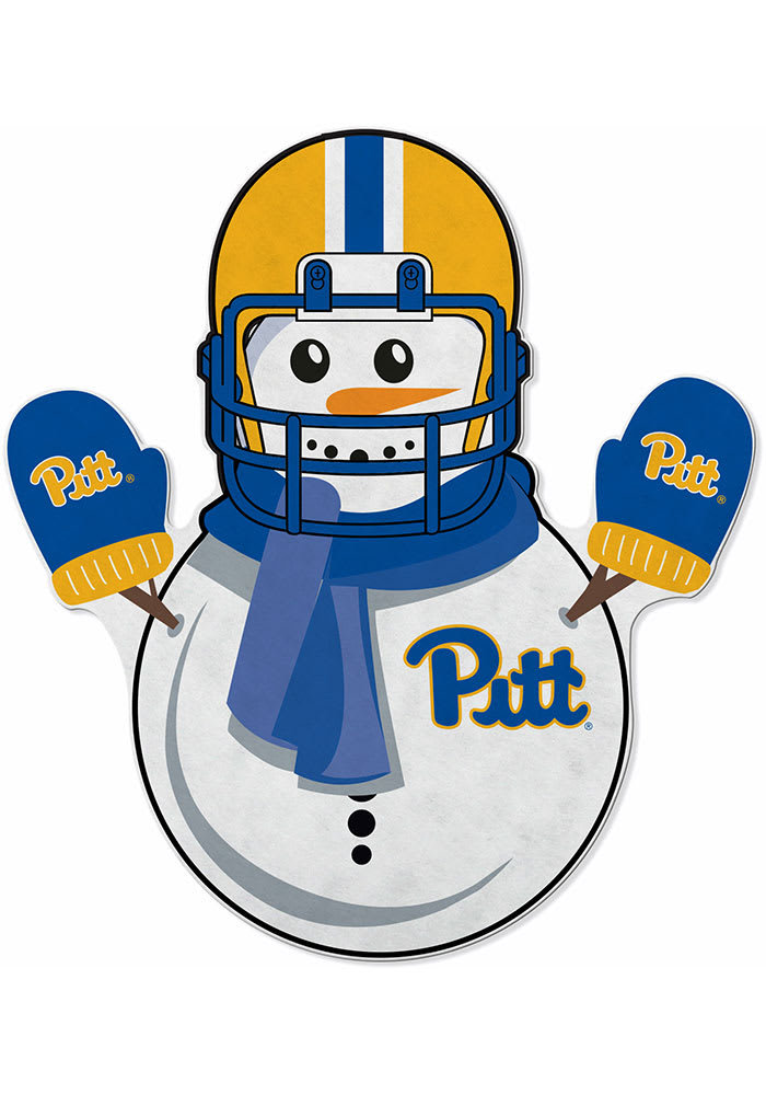 Pitt Panthers Snowman Pennant