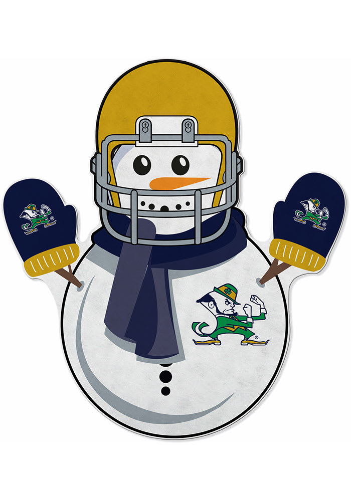 Notre Dame Fighting Irish Snowman Pennant