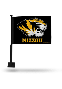 Missouri Tigers 11x15 Black Nylon Car Flag - Black