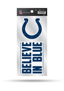 Indianapolis Colts Double Up Auto Decal - Blue