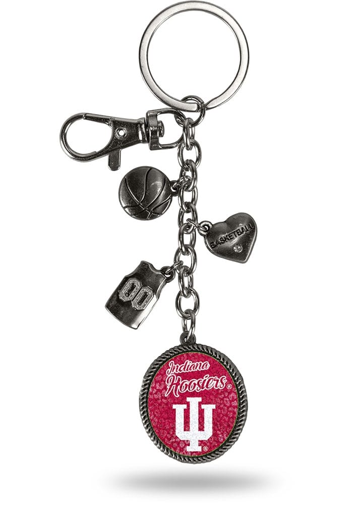 Louisville Cardinals CARBON Keychain Rectangle