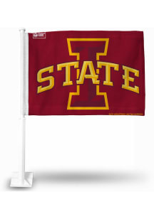 Iowa State Cyclones Team Car Flag - Red