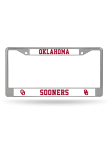 Oklahoma Sooners Chrome License Frame