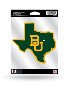 Baylor Bears Home State Auto Decal - Green