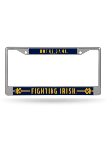 Notre Dame Fighting Irish Chrome License Frame