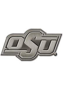 Oklahoma State Cowboys Metal Car Emblem - Orange