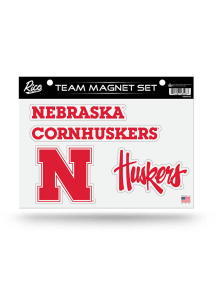 Nebraska Cornhuskers 3 Piece Magnet
