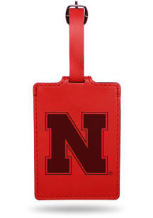 Nebraska Cornhuskers Red Laser Engraved Luggage Tag