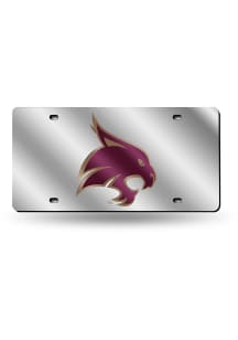 Texas State Bobcats Laser Cut Car Accessory License Plate
