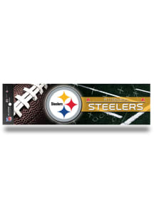 Pittsburgh Steelers 3x12 Bumper Sticker - Yellow