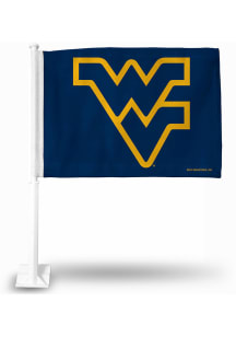 West Virginia Mountaineers 11x14 Car Flag - Navy Blue