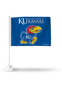 Kansas Jayhawks 11x14 Car Flag - Blue