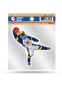 Indiana Pacers 4x4 Mascot Auto Decal - Navy Blue