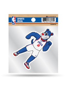 Philadelphia 76ers 4x4 Mascot Auto Decal - Blue