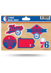 Philadelphia 76ers 5pc Stickers