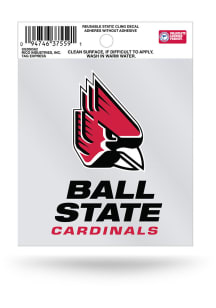 Ball State Cardinals Logo Auto Static Cling