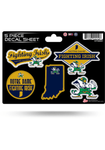Notre Dame Fighting Irish 5pc Stickers