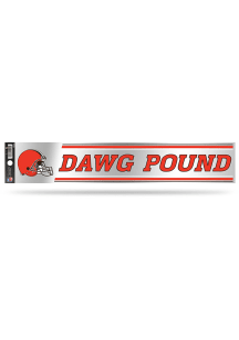 Cleveland Browns 3x17 Tailgate Auto Decal - Brown