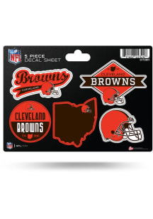 Cleveland Browns 5pc Stickers