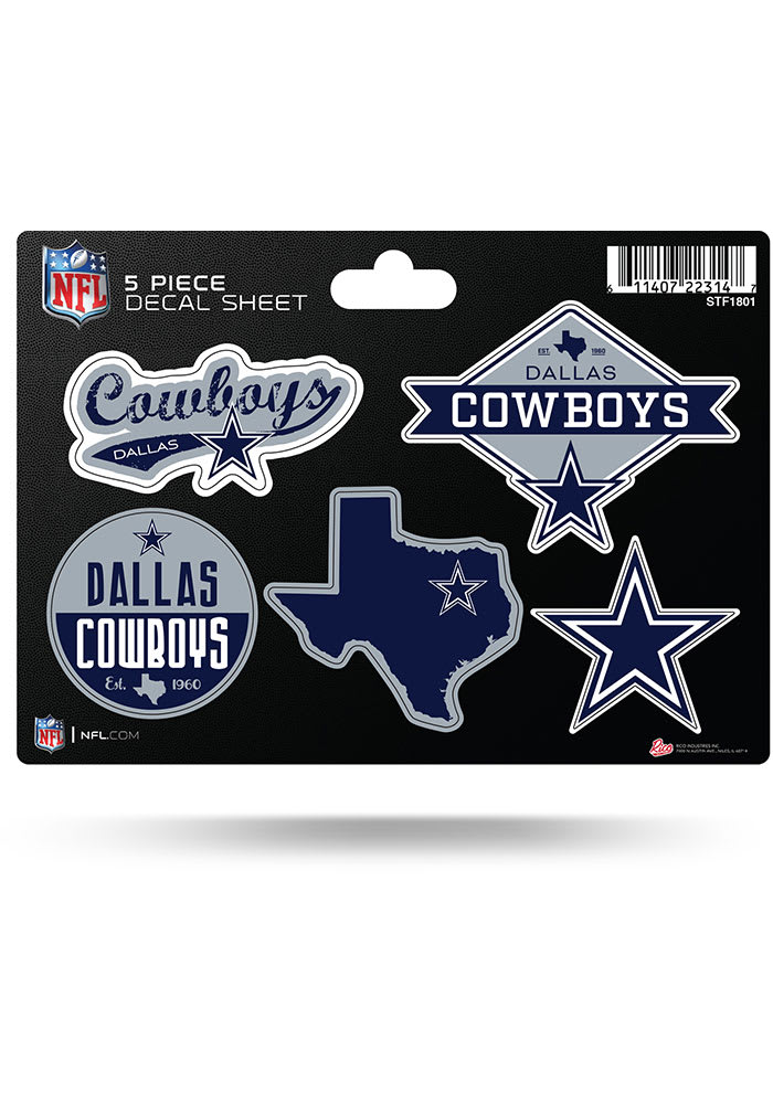 Dallas Cowboys 5pc Stickers
