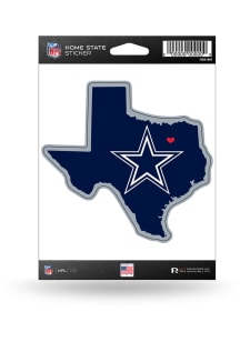 Dallas Cowboys Home State Auto Decal - Blue