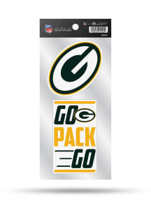 Green Bay Packers Double Up Auto Decal - Green