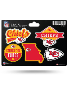 Kansas City Chiefs 5pc Stickers