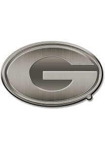 Georgia Bulldogs Metal Car Emblem - Red