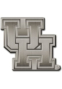 Houston Cougars Metal Car Emblem - Red