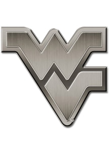 West Virginia Mountaineers Metal Car Emblem - Gold