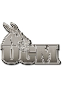 Central Missouri Mules Metal Car Emblem - Red