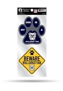 Butler Bulldogs 2pc Pet Themed Auto Decal - Blue